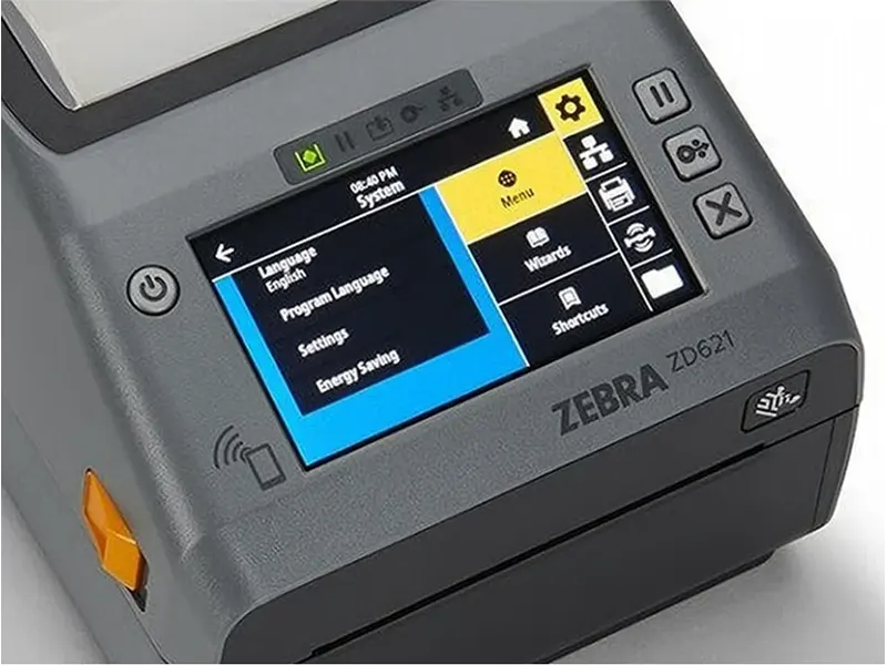 YL-RP300 Zebra ZD621全彩触控屏细节