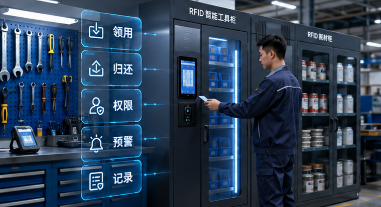 RFID工器具/耗材柜管理解决方案