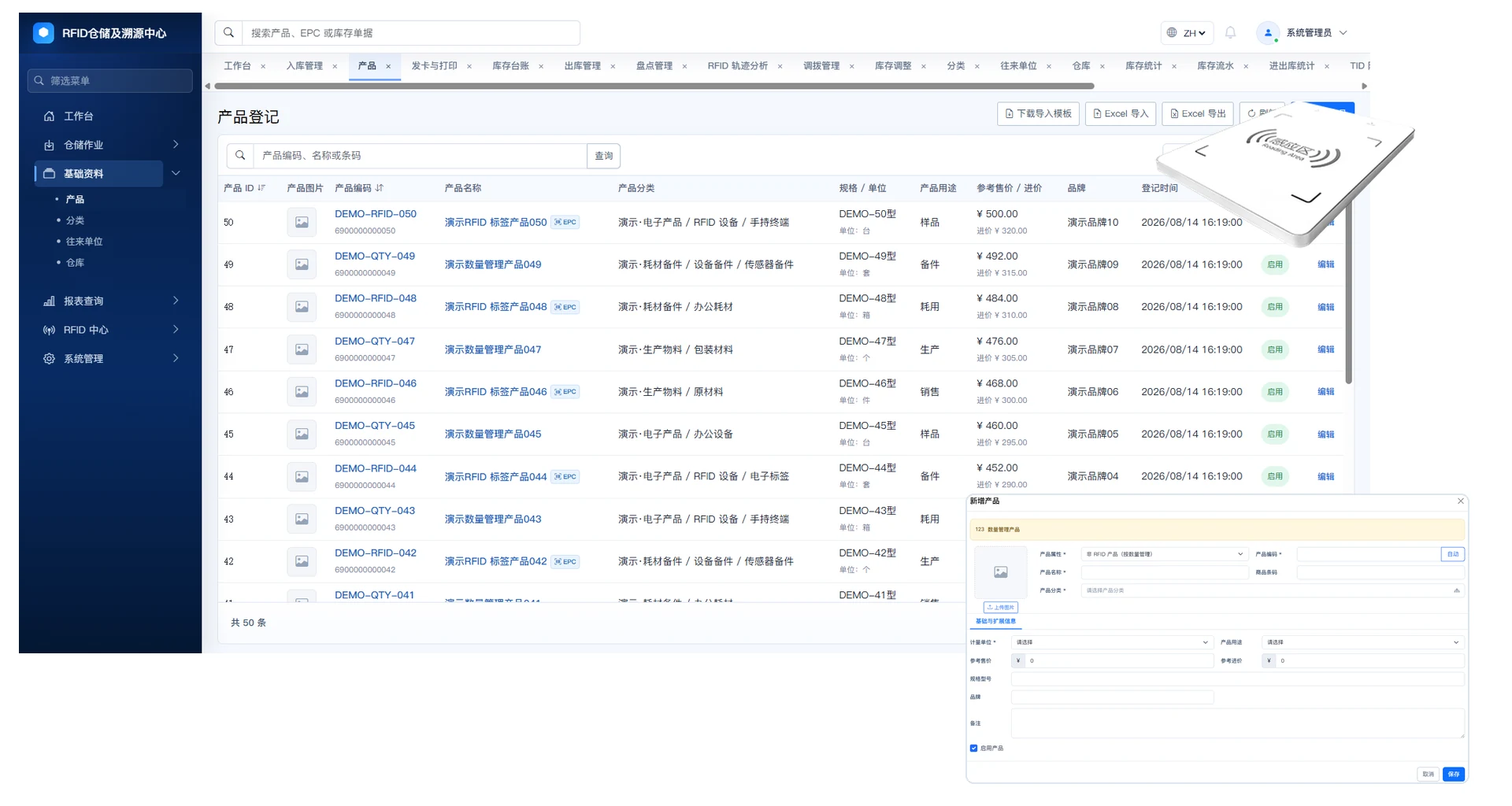 Product and RFID Identity Management